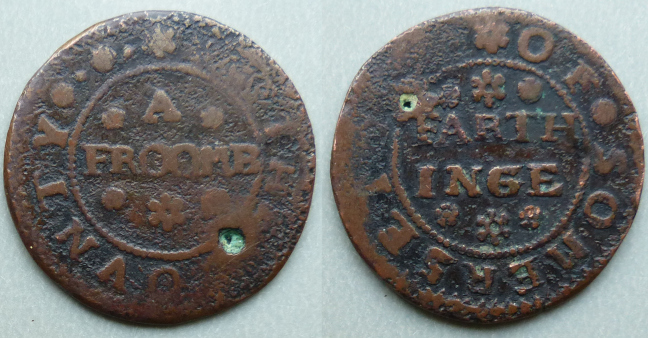 Frome, town issue 1670 farthing